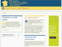 Tablet Screenshot of codepostal.org